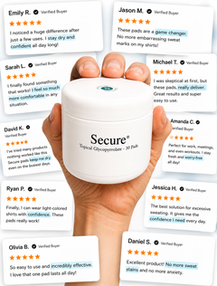 Secure® – Stop Excessive Sweating. Start Living Confidently